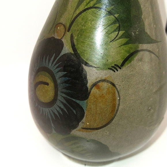 Tonala Hand Painted Vase - Mexico - Medium Size - Picture 7 of 10